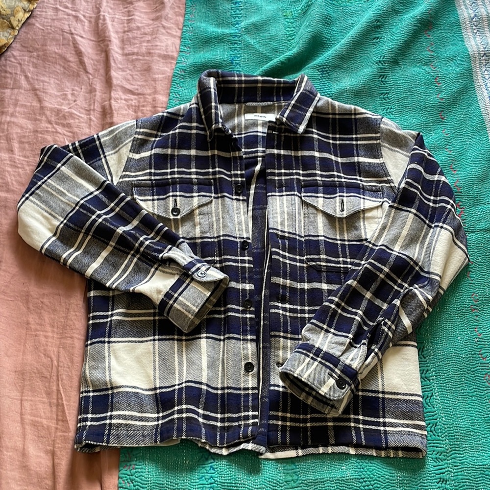Buck Mason Blanket Flannel long sleeve shirt. large